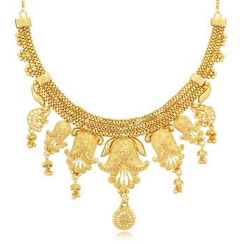 Gold diamond necklace-sets 2