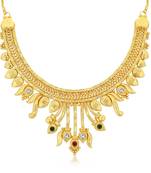 Gold diamond necklace-sets