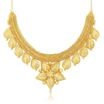 Gold diamond necklace-sets 2