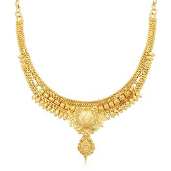 Gold diamond necklace-sets 2