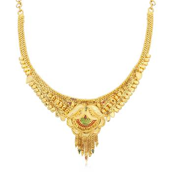Gold diamond necklace-sets 2
