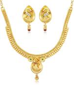 Gold diamond necklace-sets