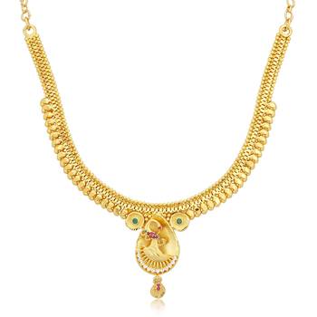 Gold diamond necklace-sets 2