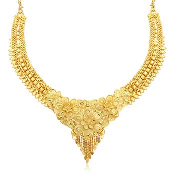 Gold diamond necklace-sets 2