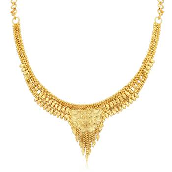 Gold diamond necklace-sets 2