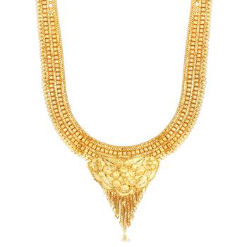 Gold diamond necklace-sets 2