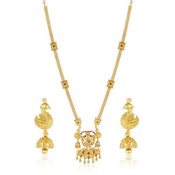 Gold diamond necklace-sets 1
