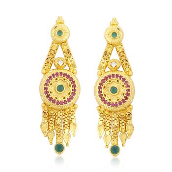 Gold diamond necklace-sets 3