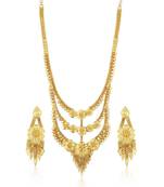 Gold diamond necklace-sets