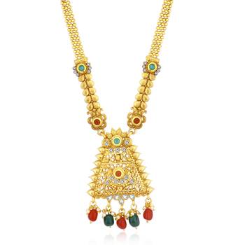 Gold diamond necklace-sets 2