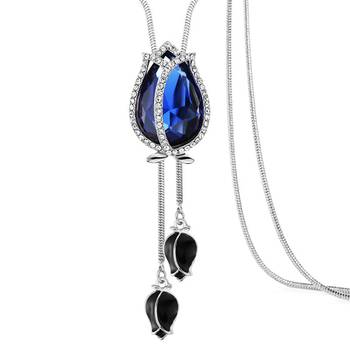 Silver cubic zirconia necklaces 1