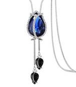 Silver cubic zirconia necklaces