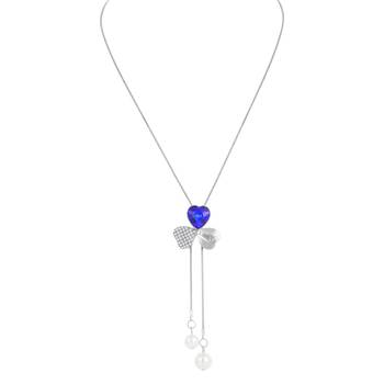 Silver cubic zirconia necklaces 2