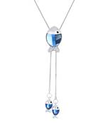 Silver cubic zirconia necklaces