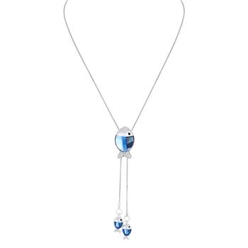 Silver cubic zirconia necklaces 2
