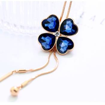 Gold cubic zirconia necklaces 1