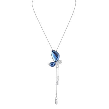 Silver cubic zirconia necklaces 2