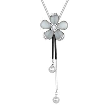 Silver cubic zirconia necklaces 1