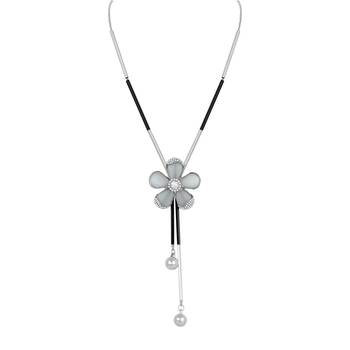 Silver cubic zirconia necklaces 2