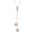 Silver cubic zirconia necklaces
