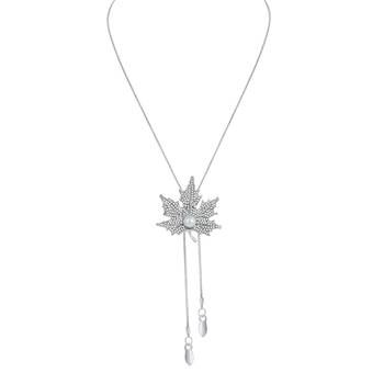 Silver cubic zirconia necklaces 2