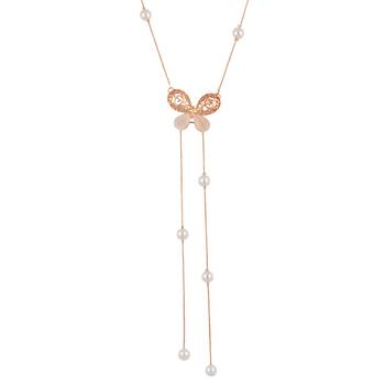 Gold cubic zirconia necklaces 1