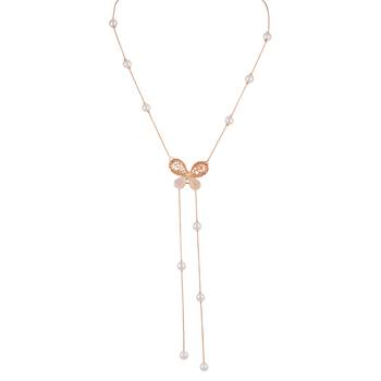 Gold cubic zirconia necklaces 2