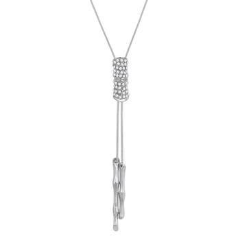 Silver cubic zirconia necklaces 1