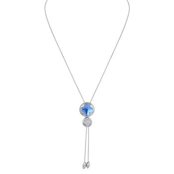 Silver cubic zirconia necklaces 2
