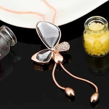 Gold cubic zirconia necklaces 1