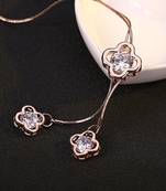 Gold cubic zirconia necklaces