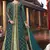 Green Embroidered Silk Blend Semi Stitched Salwar With Dupatta