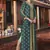 Green Embroidered Silk Blend Semi Stitched Salwar With Dupatta