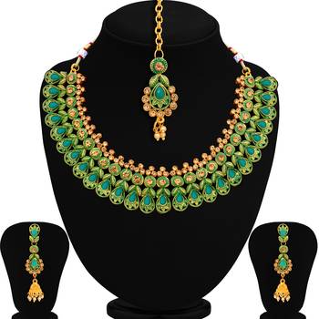 Blue pearl necklace-sets 2