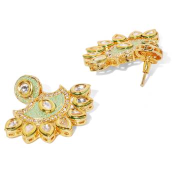 Gold pearl necklace-sets 3