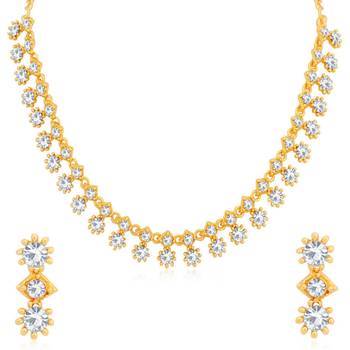 White diamond necklace-sets 1