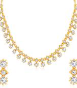 White diamond necklace-sets