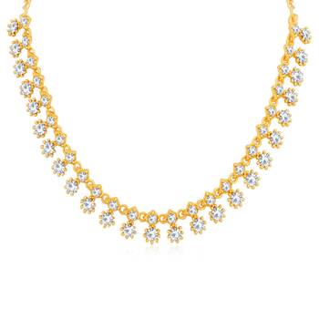 White diamond necklace-sets 2