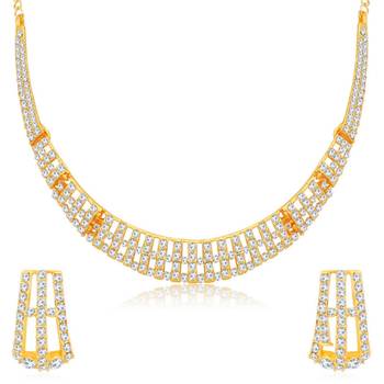 White diamond necklace-sets 1