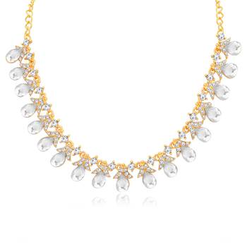 White diamond necklace-sets 2