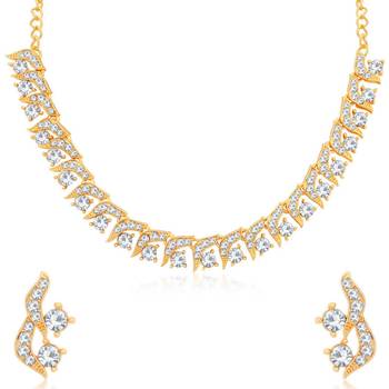 White diamond necklace-sets 1