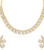White diamond necklace-sets