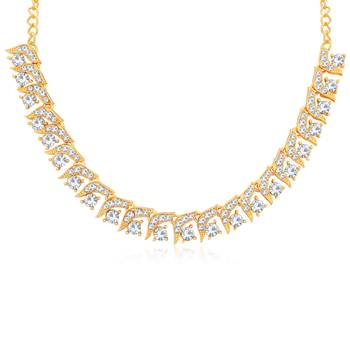 White diamond necklace-sets 2