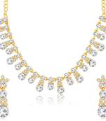 White diamond necklace-sets