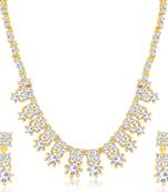 White diamond necklace-sets