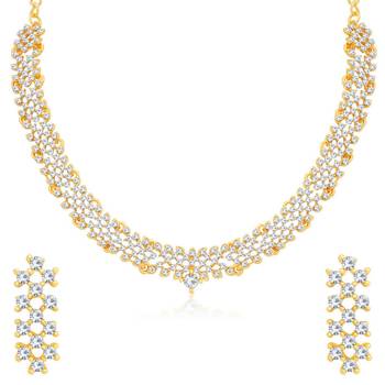 White diamond necklace-sets 1