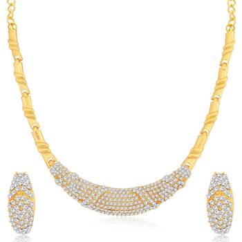 White diamond necklace-sets 1