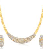 White diamond necklace-sets