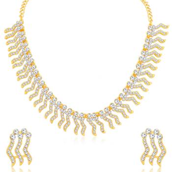 White diamond necklace-sets 1
