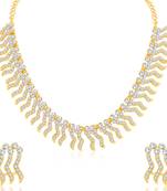White diamond necklace-sets